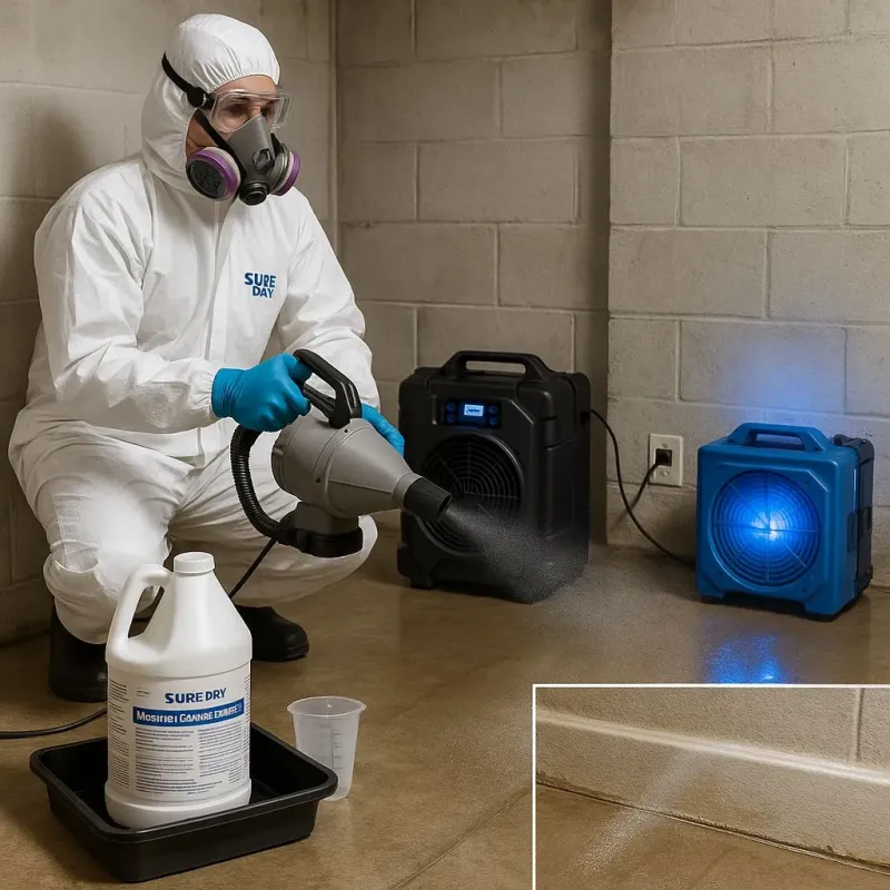 Sanitization and Odor Removal process in Manchester, IA